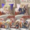 Anime Tonagura! Kujo Karen Cartoon Pillow Case Comfort Sofa Bed Silky Elegant Invisible Zipper Decorative Cushion Cover