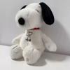 New Baby Breathing Soothing Snoopy White Dog Plush Doll Sleeping Companion Music And Light Doll Sensory Stuffed Toy Kid Gifts