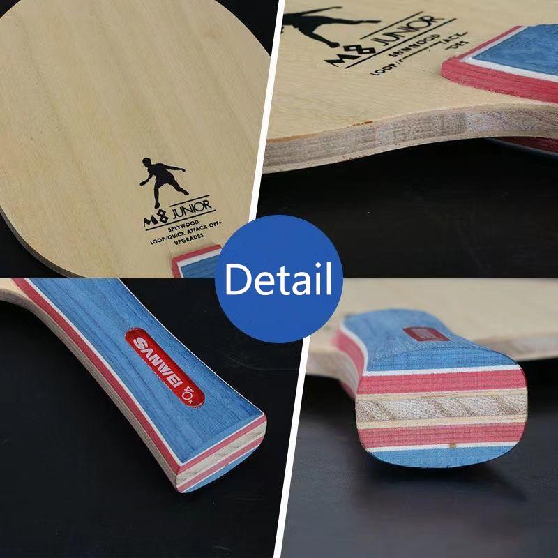 Оригинальная ракетка для настольного тенниса SANWEI M8 (5-слойный деревянный универсальный блок управления) Весло с битой для пинг-понга