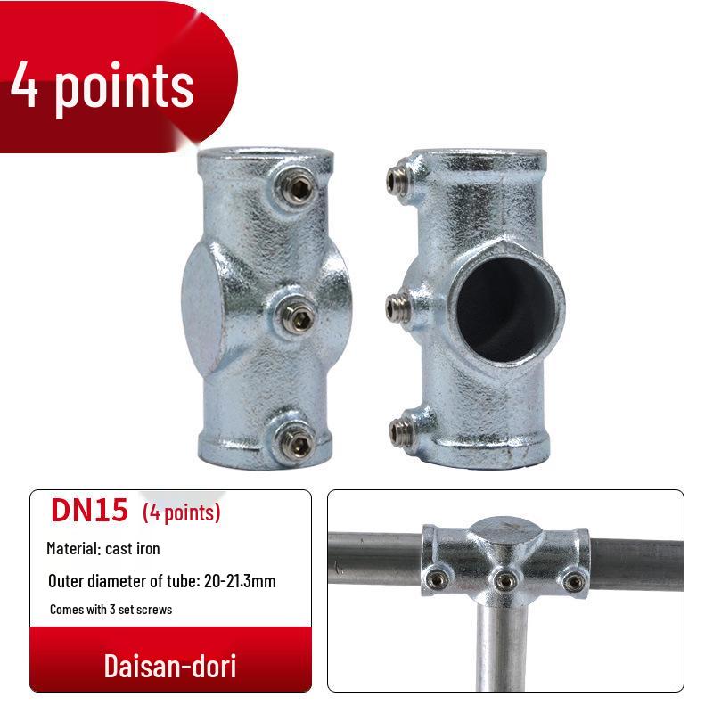 4/6-точечные оцинкованные трубные соединители: Бессварочные соединители для полок зимнего сада