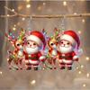 Cross-border hot sale Santa series earrings Fun Christmas Day atmosphere Cartoon Santa earrings