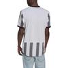 Adidas Мужские футболки с коротким рукавом в полоску с буквенным принтом Juventus Player Edition, белые H38902