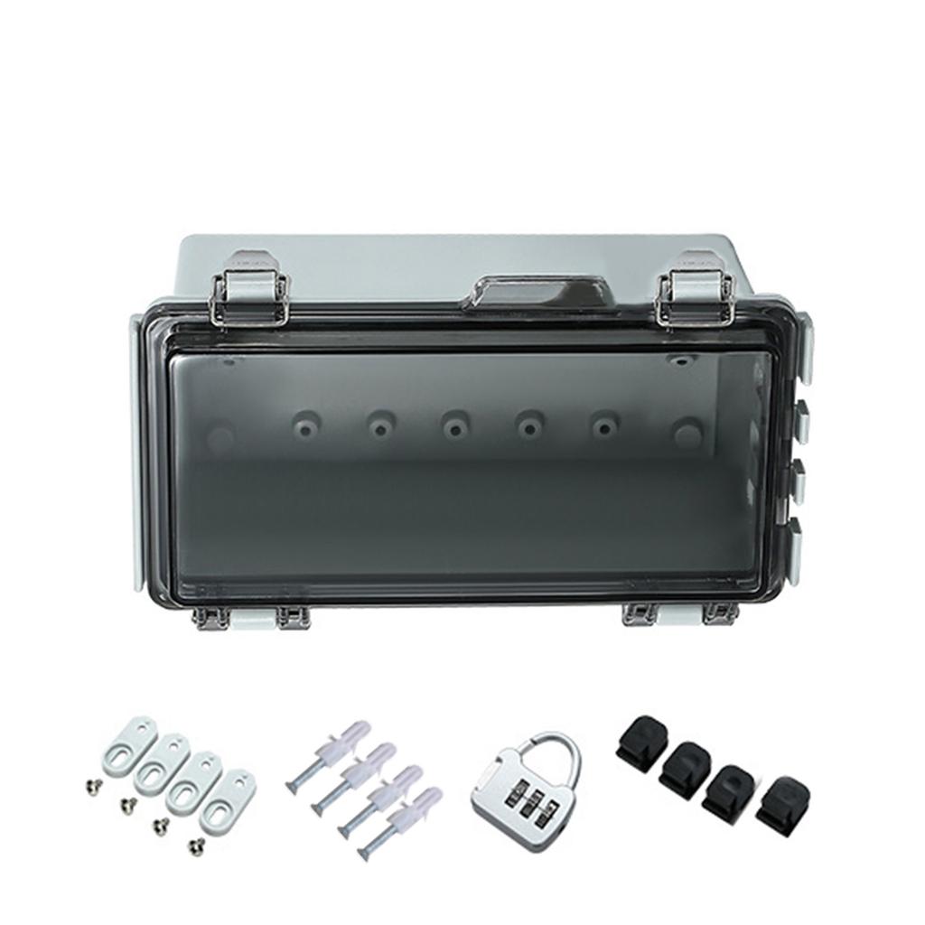 Waterproof Designs Junctions Box Outdoor Electrical Enclosures With Lock and Mounting Accessories Garden Supplies