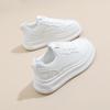 2025 Spring White Shoes New Korean Version Ins Female Students Platform Heightening Sports Board Shoes Casual Street Shooting HB279