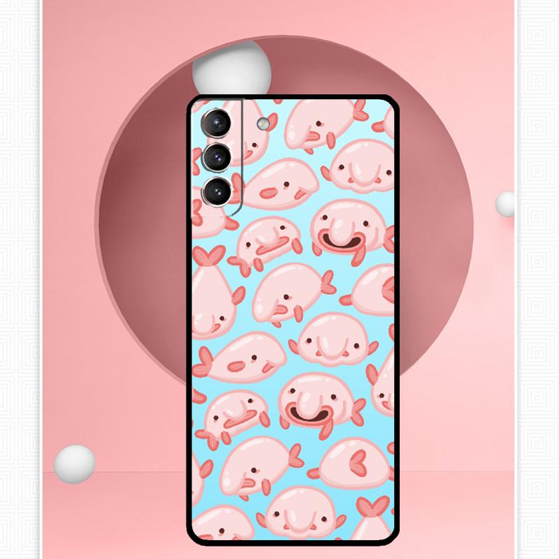 Blobfish Case For Samsung Galaxy S25 Ultra S20 S21 S22 S23 S24 Plus S9 S10 S24 FE S25 FE Cover Funda