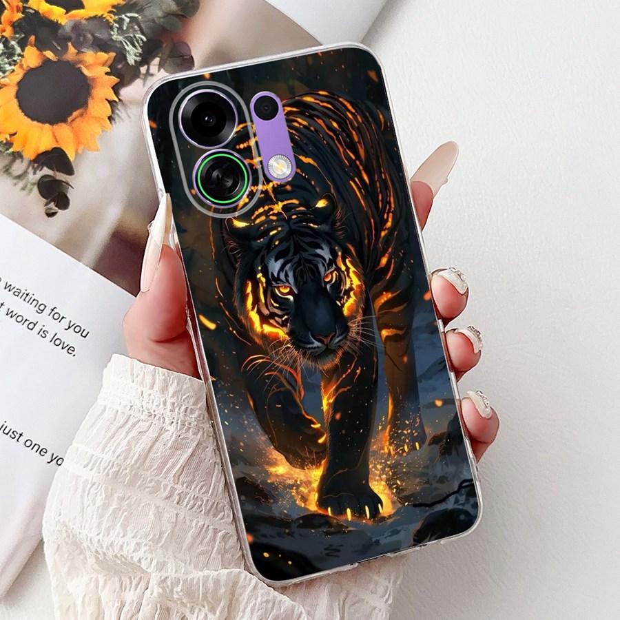 For Oppo K13 Turbo Pro Case Cartoon Butterfly Shockproof Soft Silicone TPU Back Cover for OPPOK13 K13turbo Pro PLM110 Funda