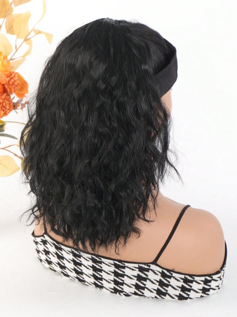 Ponytail Extension Synthetic Drawstring Ponytail For Women 14 Inch Short Wavy Fake Pony Tail Hair Piece For Daily Use