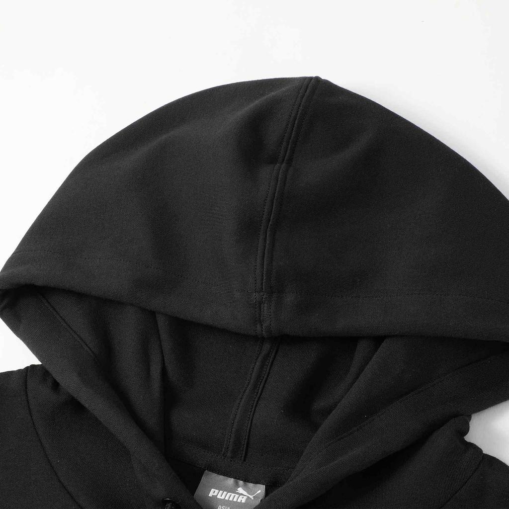 Puma Essential Big Logo Letter Sports Casual Loose Hoodie Unisex Hoodies Black 681939-01