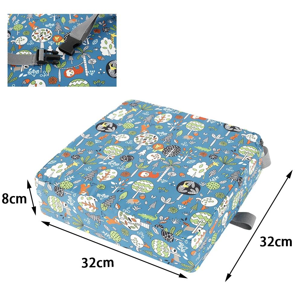 Подушка для стульчика для кормления, портативный регулируемый бустер для стульчика для малышей, детей, младенцев, моющийся коврик для сиденья стула