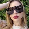 Outdoor Big Frame Square Sunglasses Women Men Colorful Minimalist Sun Glasses Mirror Black Colors Designer Brand Fashion