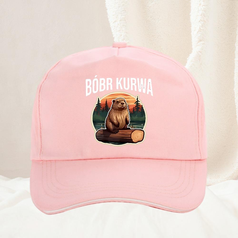 Bobr Kurwa Bober Beaver Bobr Baseball Cap Summer Baseball Hats Unisex Outdoor Adjustable Dad Hats Cap