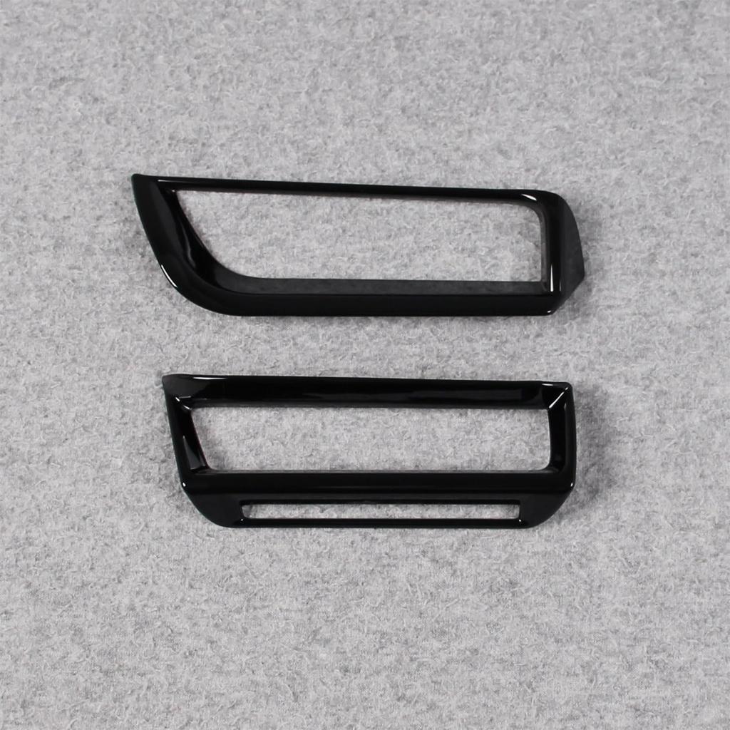 RUIQ Toyota New Prius 60 Серия Интерьер Передний Кольцо Отделки Кондиционера Панель Воздуховода для Toyota Prius (Фортепианный черный)