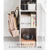 [Yamazaki] Backpack Hanger for Color Boxes, White, W27.5x D8.5x H4.5cm, Smart Wall Hanger 10072