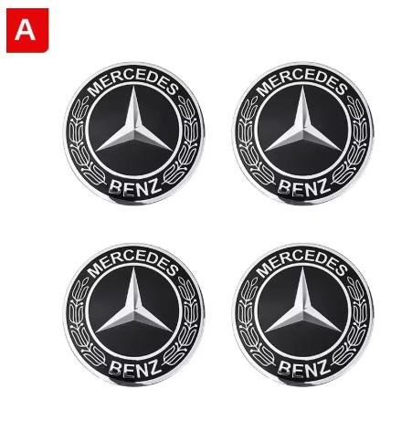 CQV1 56mm 60mm 65mm 75mm Car Wheel Center Hub Cap Emblem Sticker For Mercedes Benz W204 W205 W212 W213 W221 W177 W246 GLA GLC CLA ZZZ