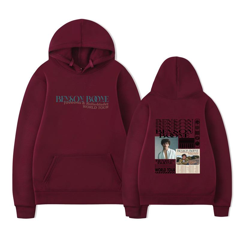 Hooded Sweater Harajuku Funny Benson Boone Sweater, Long Sleeve Pullover For Men And Women