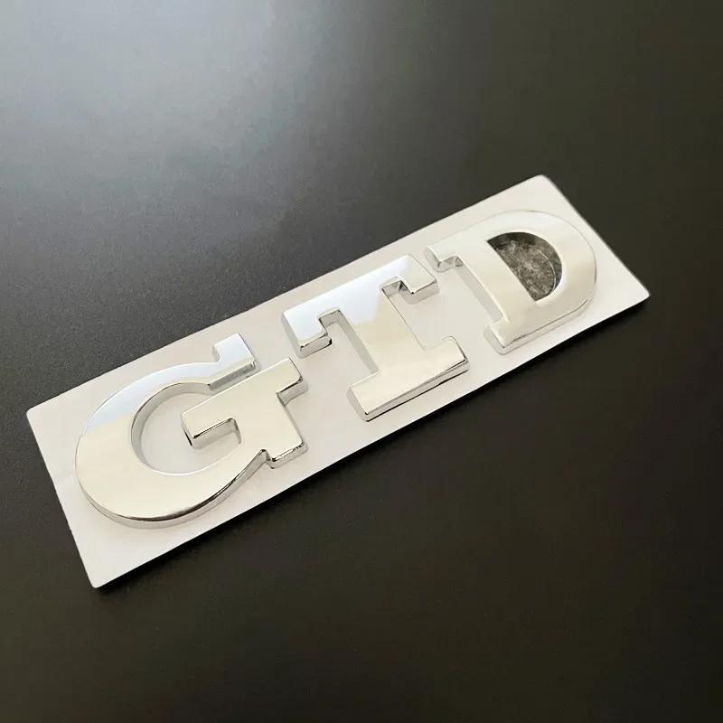 ankfz6 3D Metal Front Grille GTD Logo Emblem Rear Trunk Badge Stickers For Volkswagen VW Golf 2 4 5 6 7 R MK2 MK3 MK4 Car Accessories