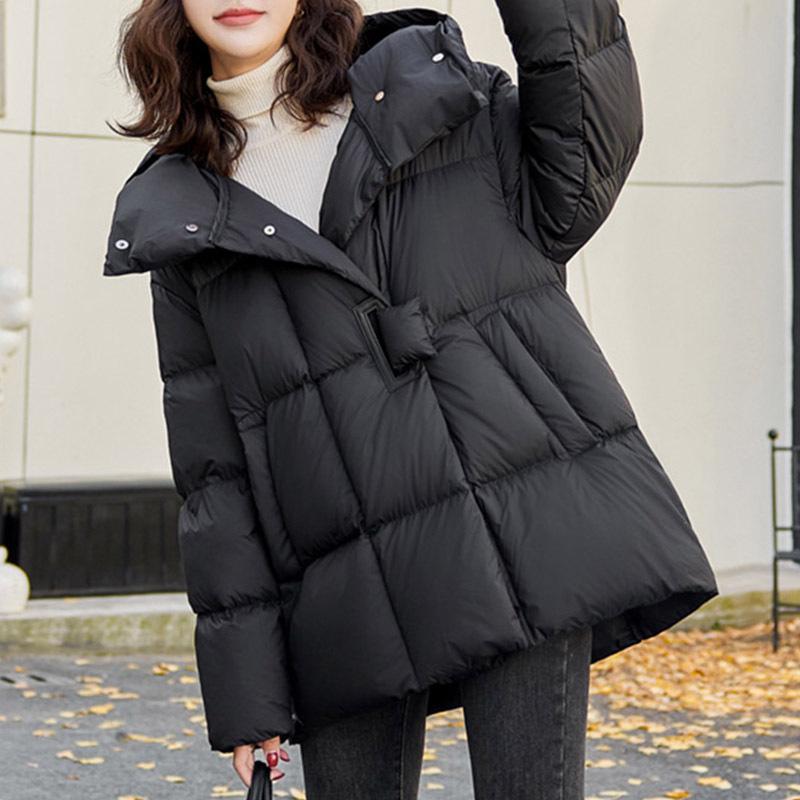 Women's High-End Short Winter Down Jacket - Thick Duck Down Korean Petite Version