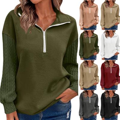 Женская осенняя мода рубашки с длинным рукавом лоскутное худи повседневные пуловеры топы