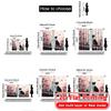 2D Flat Printing,2pcs Kitty Romance Popular Fashionable Curtains Yarn Curtains Gifts Use for Bedroom, Living Room, Home
