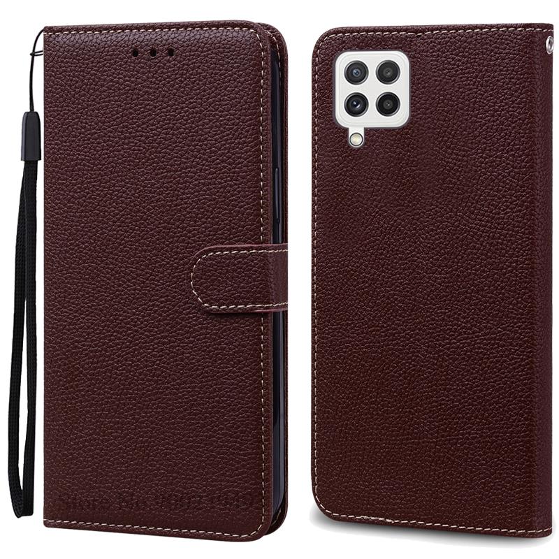 M32 4G Case For Samsung Galaxy M32 Case Leather Wallet Flip Case For Samsung M32 M 32 SM-M325F Case Soft Silicone Cover Fundas