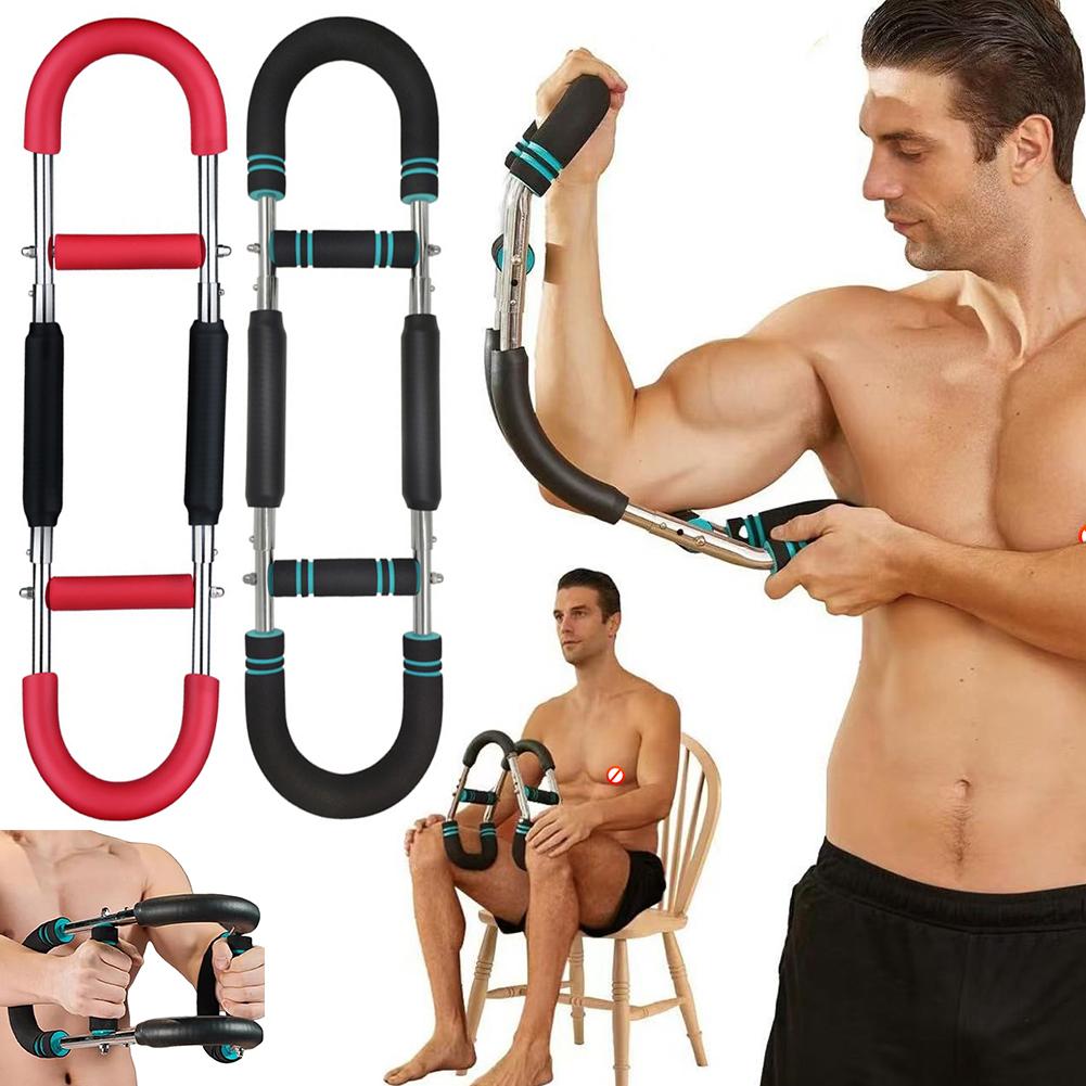 Adjustable Twister Arm Exerciser Chest Shoulder Arm Workout Equipment Muscle Training Wrist Strength Exerciser Home Gym Fitness
