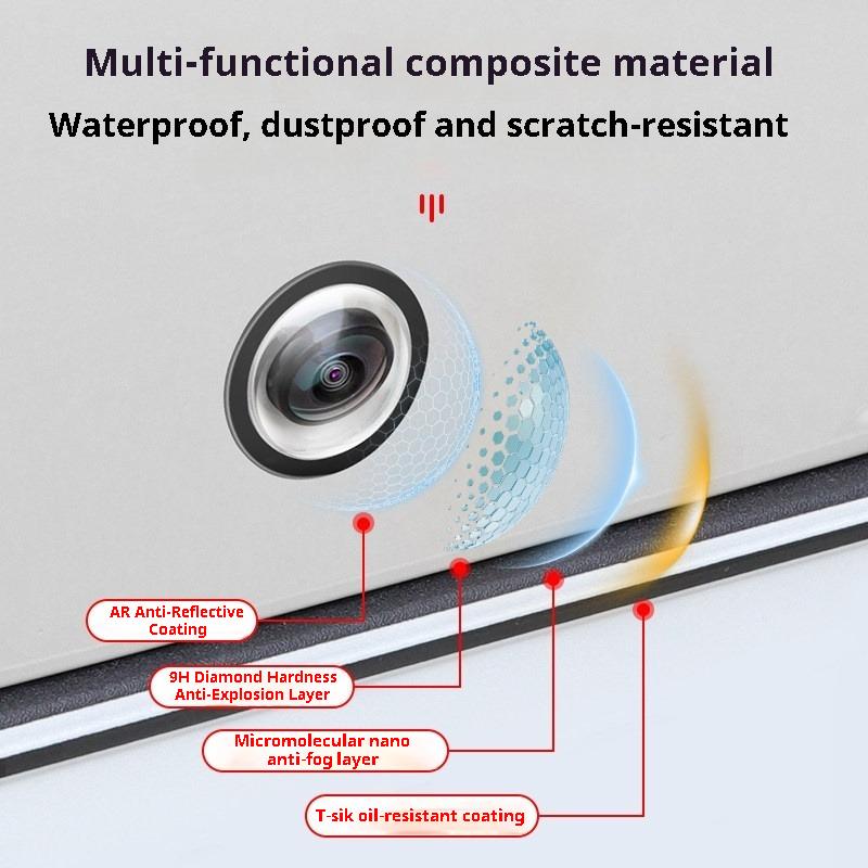 2pcs For D8 Camera Protective Cover Scratch-resistant Camera Lens Protector Exterior Accessories SH8