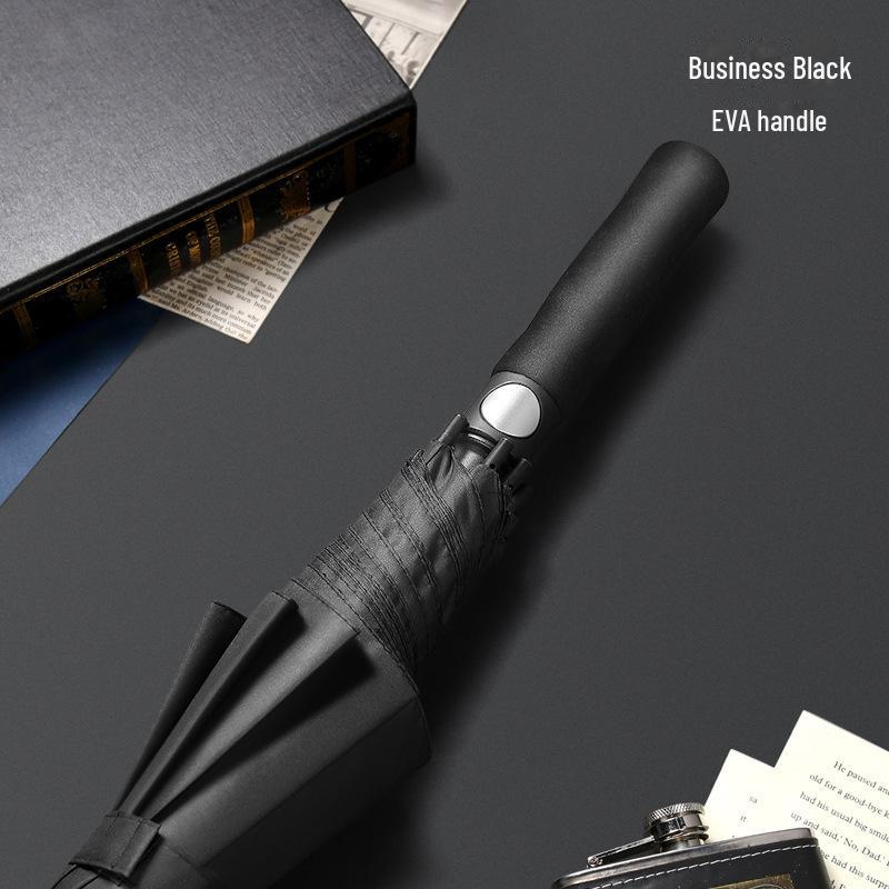 27-дюймовый автоматический зонт для гольфа с логотипом, длинной ручкой, идеально подходит для деловых или рекламных подарков