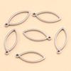 Stainless Steel Geometric Charm Molds: 10 Models & 2 Colors - Pentagram, Rhombus, Circle, Water Drop, Moon Pendants