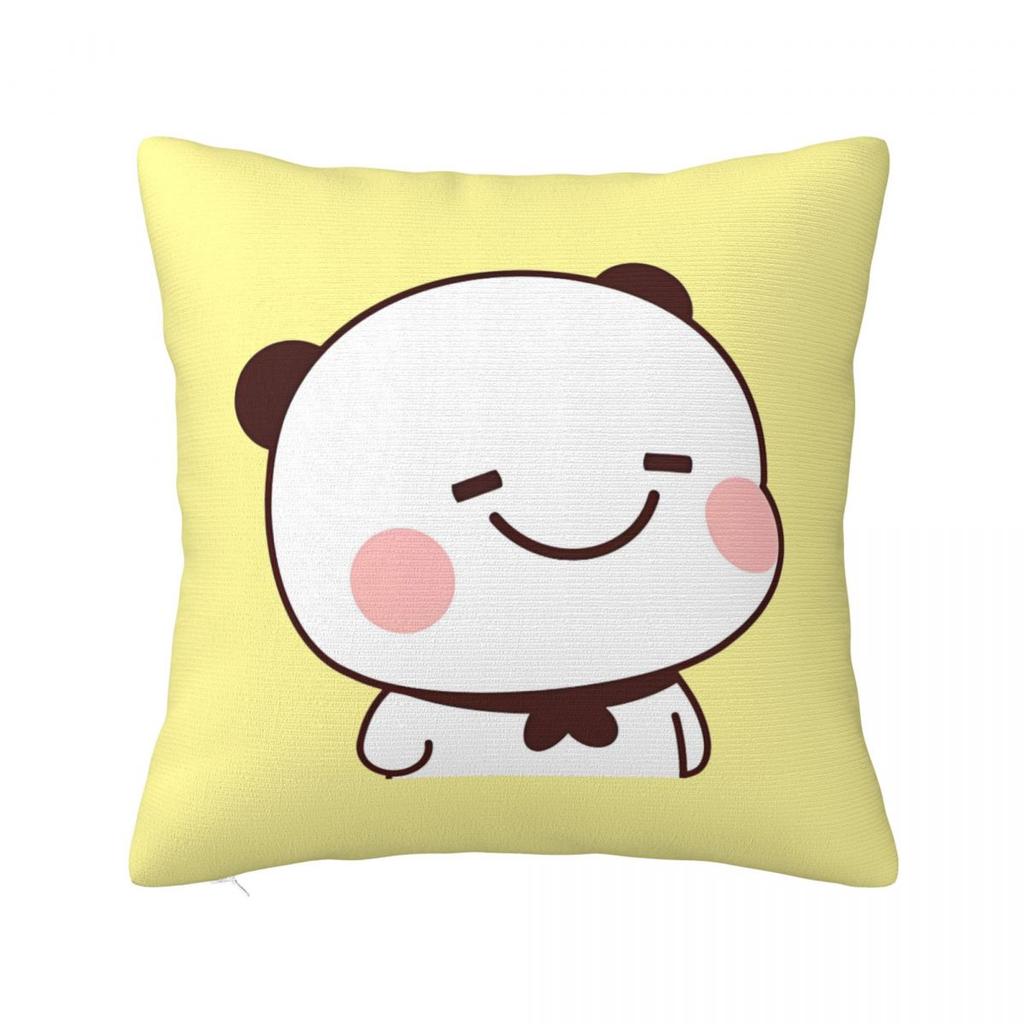 Happy Face Bubu When Dudu Ble Ble Pillowcase Doublesided Printing Cushion Cover Decoration Pillow Case Cover Home Square