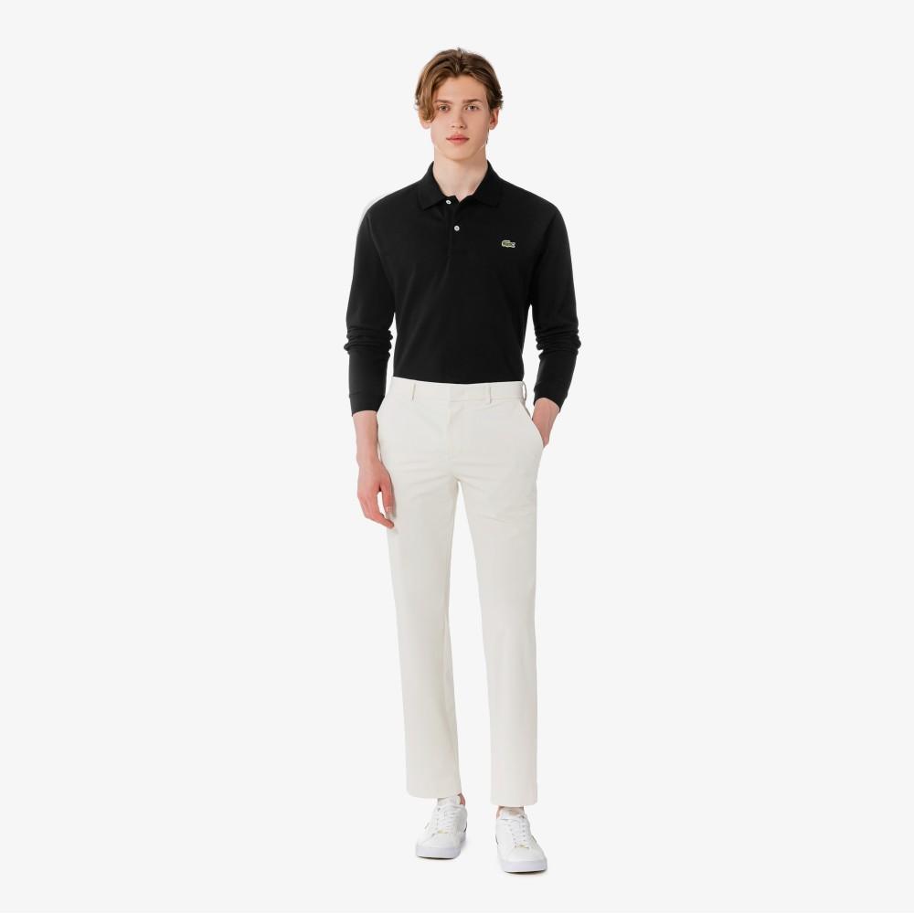 [Lacoste] Men's French Regular Fit Basic Long Sleeve Polo Shirt PH732E-56G031