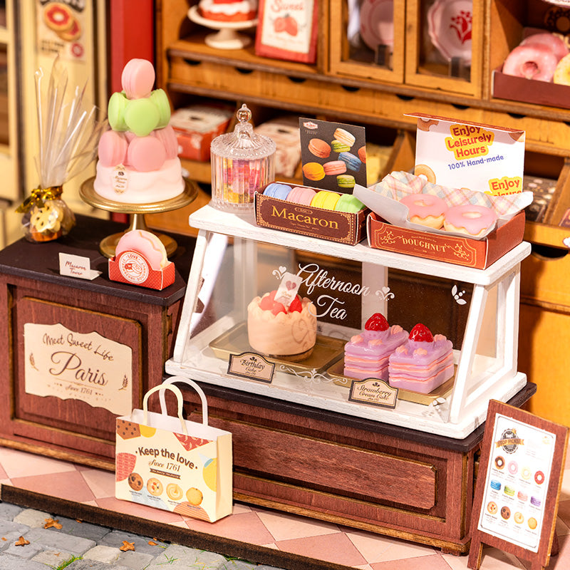 ROBOTIME Rolife 3D Puzzles Honey Dessert Talk DIY Miniature House DG168