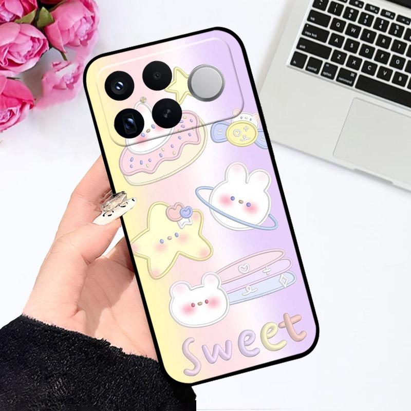 Для Xiaomi POCO F8 Ultra F8Ultra Чехол Мягкий Силиконовый ТПУ Защитная Задняя Крышка Для Xiaomi POCOF8 Ultra Чехол 25102PCBEG Сумки для Телефона