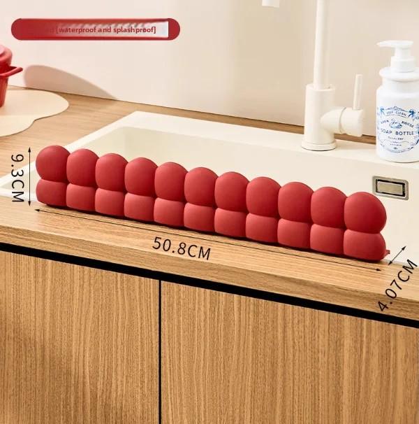 Silicone Sink Baffle Splash Guard Protect Clothes From Splashing Water Baffle Splash Protector For Washing Dishes Faucet Kitchen