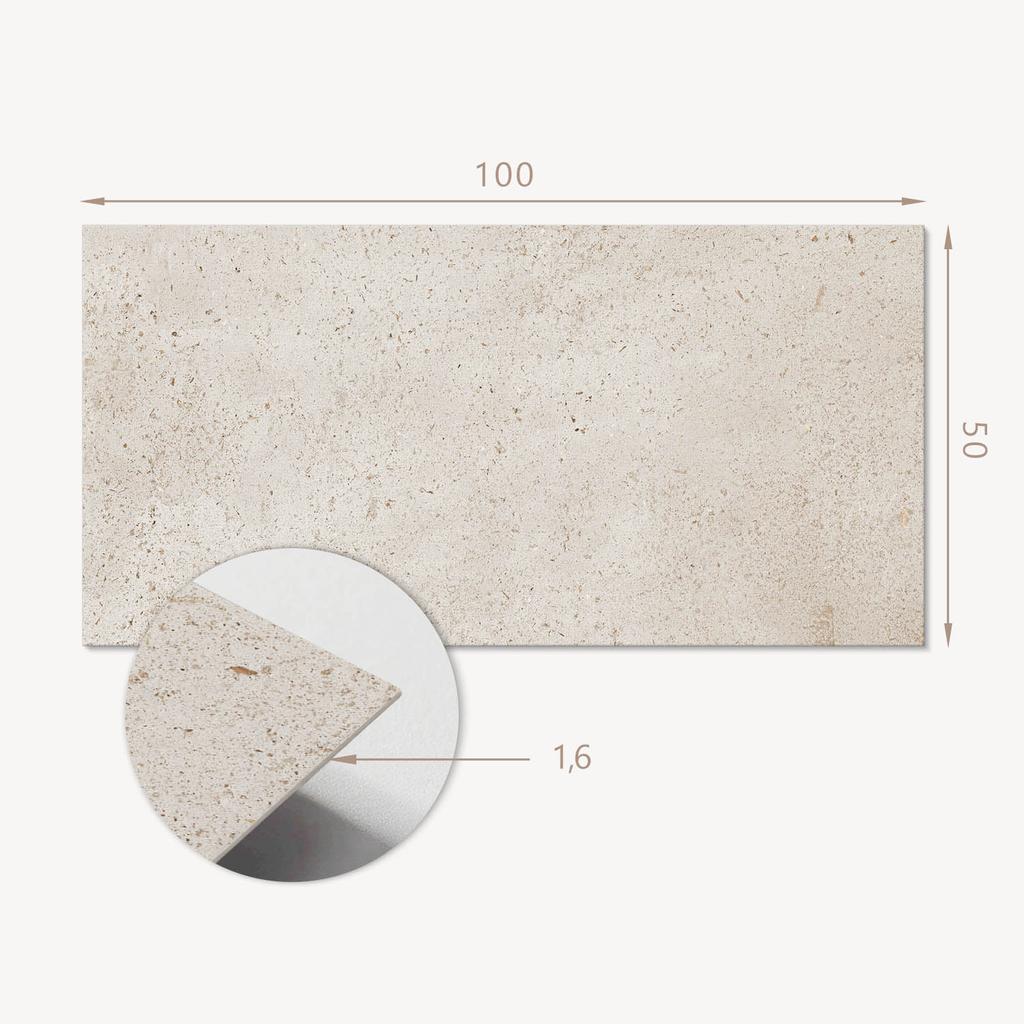 Adhesive Decorative Panel for Quick Wall Transformation 100x50 cm Stone-like Texture
