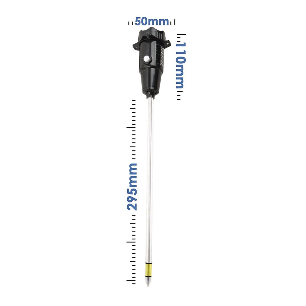 Long Probe Deep Soil PH Moisture Meter 2 In-1 Tester-Professional Test Hygrometer for Large Pot Plants Gardening Farming