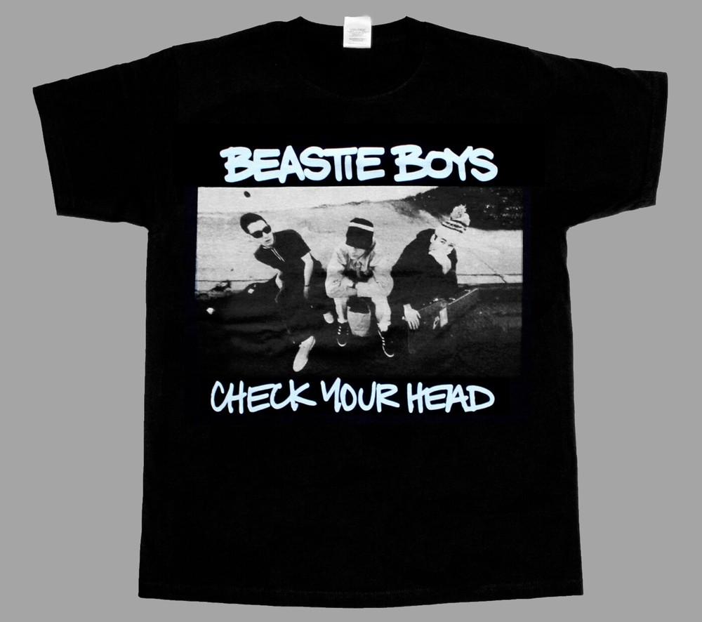 BEASTIE BOYS CHECK YOUR HEAD#039;92 punk NEW BLACK TSHIRT 345XL Unisex T-Shirt