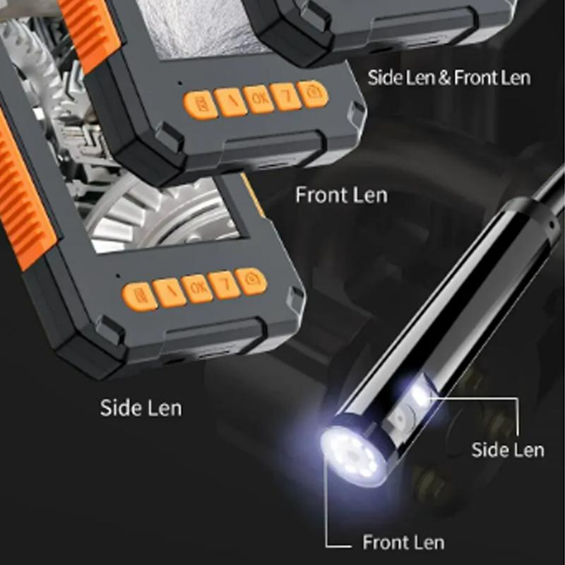 Промышленная эндоскопическая камера 1080P 4.3 "однообъективный HD1080P автомобильный инспекционный бороскоп IP68 водонепроницаемая канализационная камера с HD LED