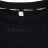Adidas Нео однотонная спортивная повседневная толстовка с длинным рукавом женская толстовка с капюшоном черная CD4083