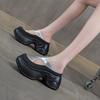 Small Thick-soled Bag Head Slippers Women's 2025 New One-pedal Lazy Outer Wear Casual Fashion Versatile Cool Slippers