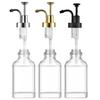 Square Coffee Syrup Bottle Press Type Press Lotion Bottles with Pumps  Oil