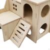 Hamster House and Hideout Cage Accessories Fun Cabin Gerbil for Small Pet