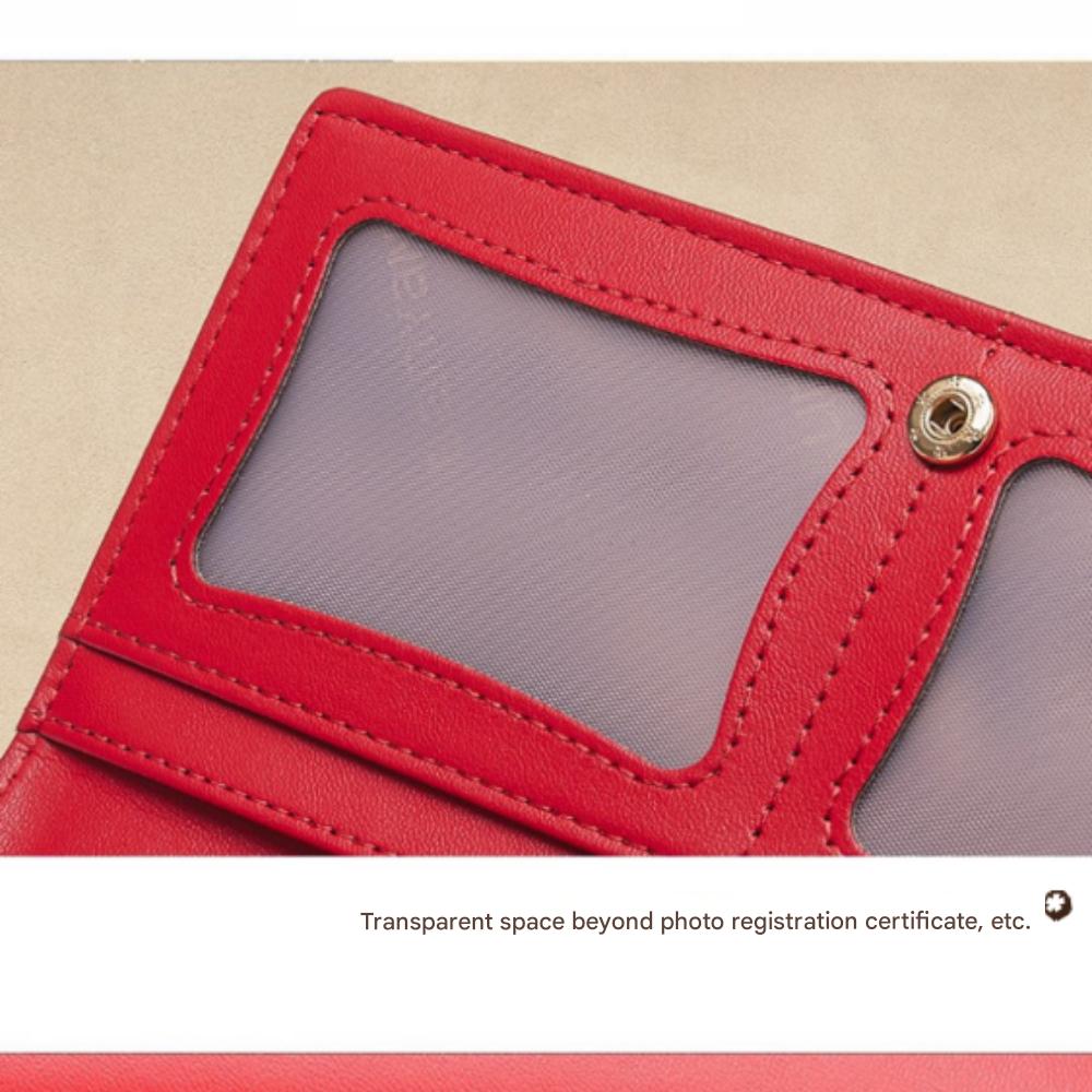 Women's Simple Modern Cowhide Long Wallet