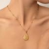European Trendy Women's Stainless Steel Jewelry Set, Gold Color Premium Non-fading All-match Fashion Accessories