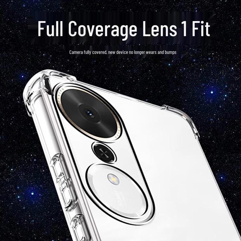 Honor Play 70 Plus Clear TPU Shockproof Phone Case