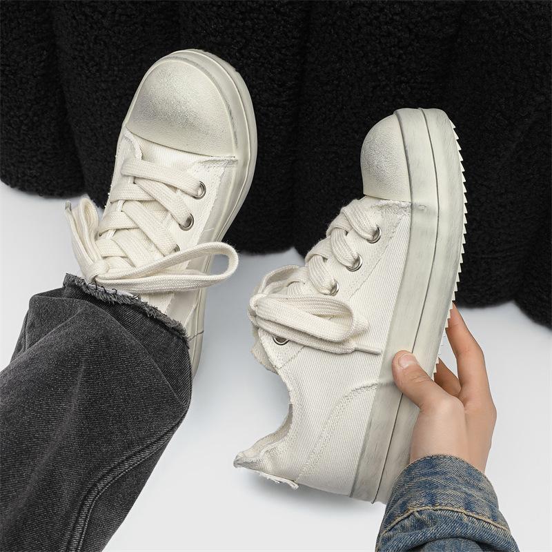 Новые низкие эспадрильи, спортивные и для отдыха, старая и грязная мужская обувь, нишевые утолщенные кроссовки на платформе, мужские X280