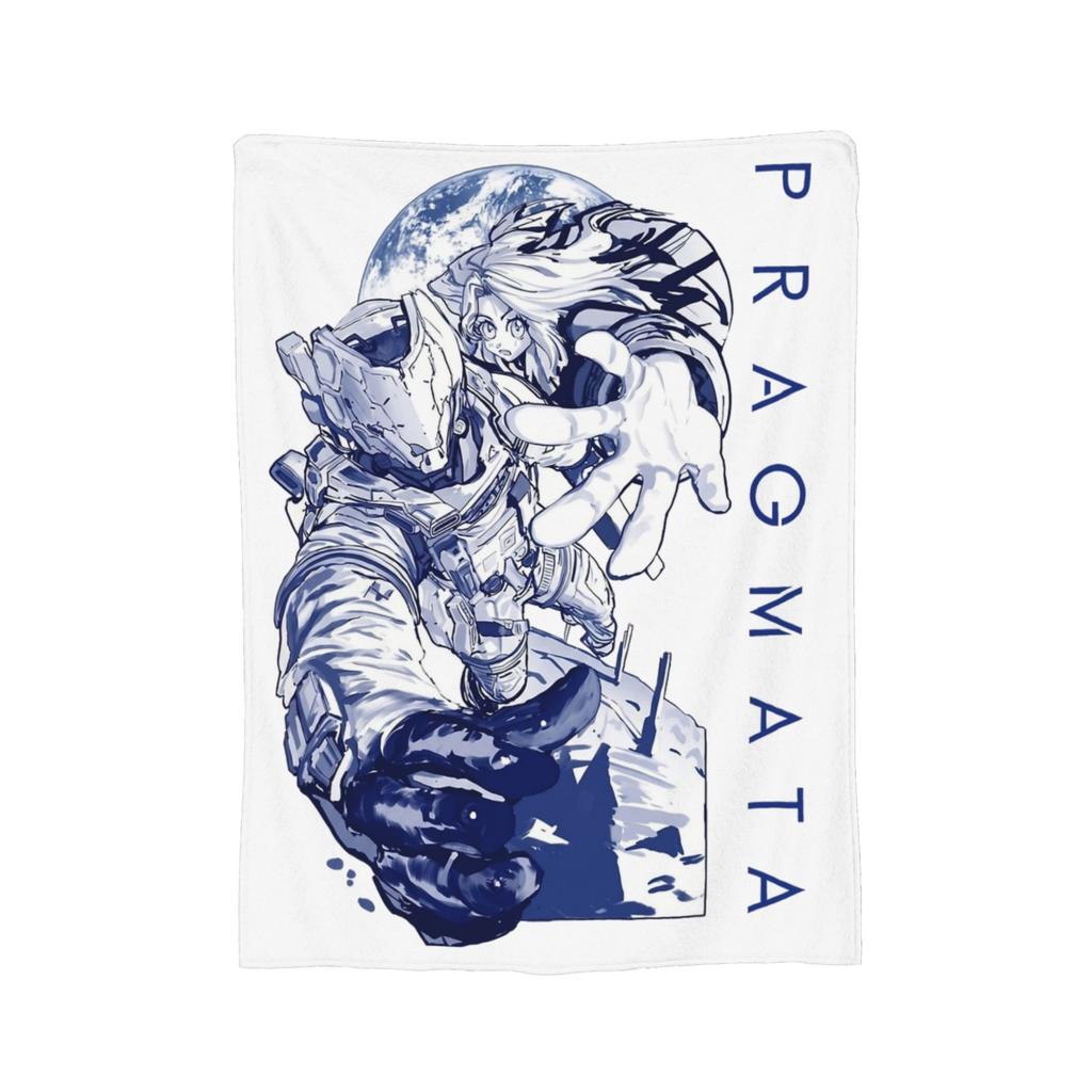 Pragmata Diana  Hugh  Knitted Blanket Flannel  Lightweight Throw Blankets for Outdoor Travel Bedspread