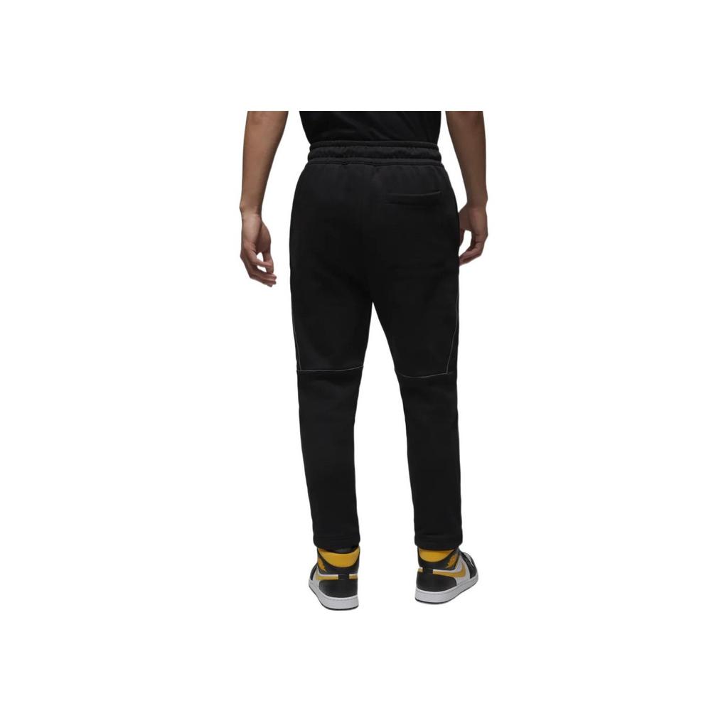 Jordan Флисовые брюки из коллекции Paris Saint-Germain (Азия) Черная/желтая мужская уличная одежда DV0622-010