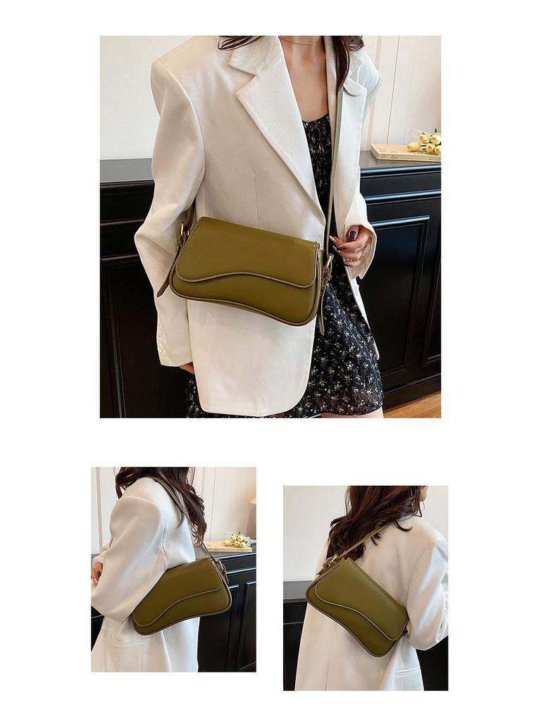 2025 Trendy Women's High-End Underarm Crossbody Bag - Versatile Single-Shoulder Commuter for Spring/Summer