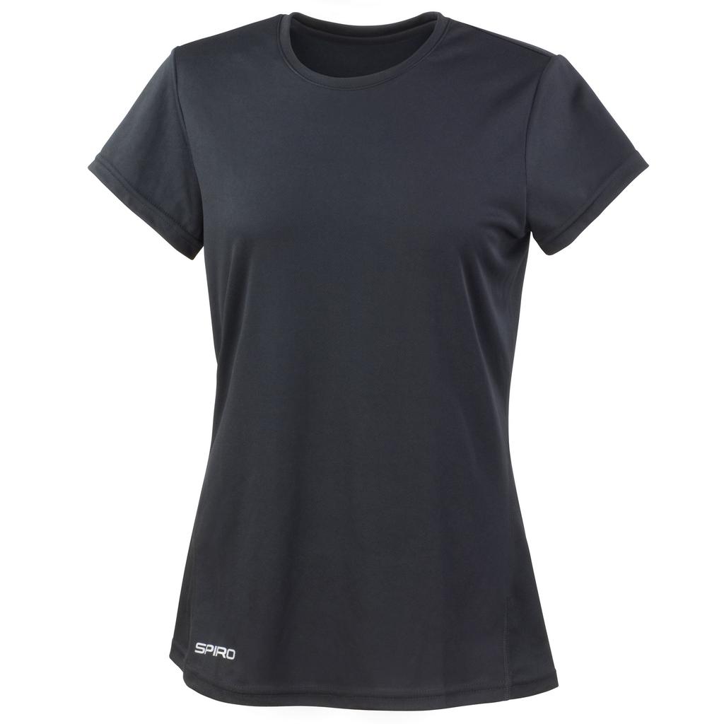 Spiro Womens/Ladies Sports Quick-Dry Short Sleeve Performance T-Shirt