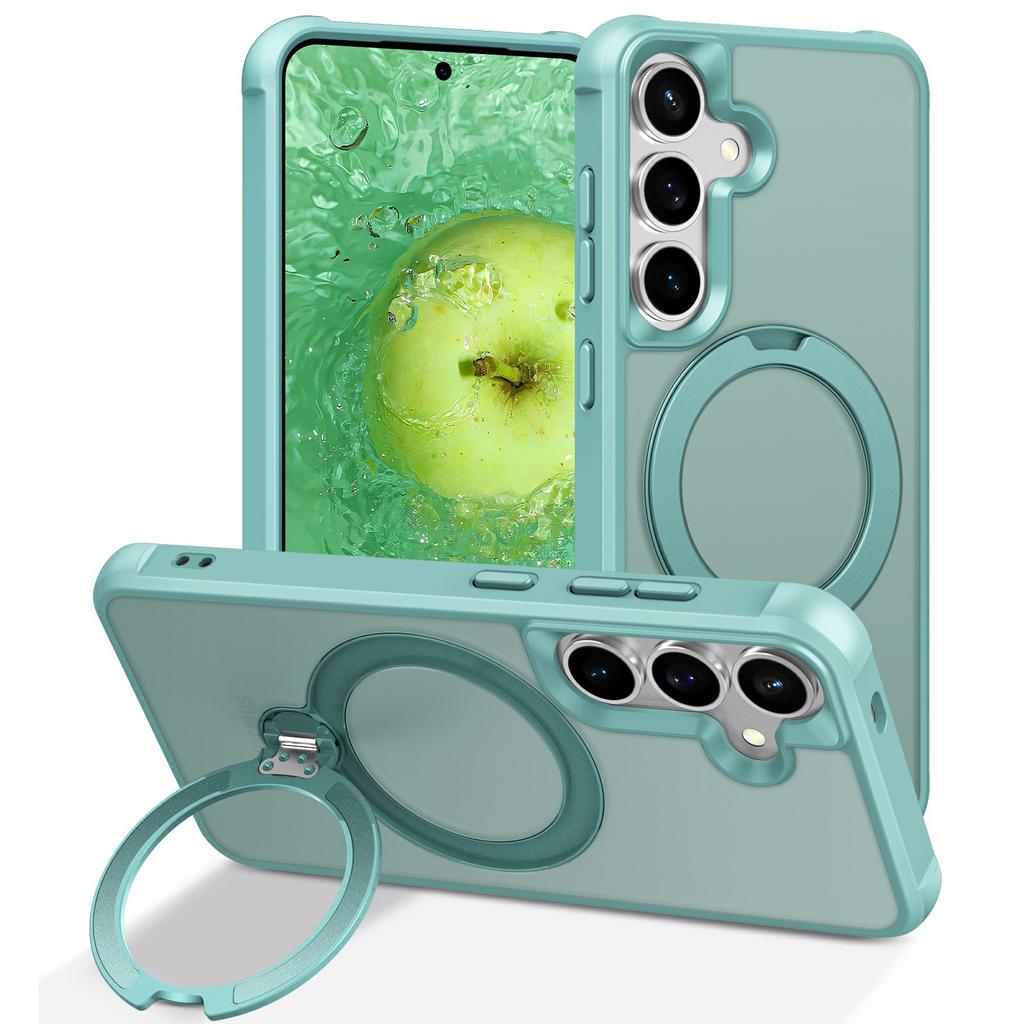 For Samsung Galaxy S26 Magnetic Case Kickstand TPU PC Shockproof Phone Back Cover